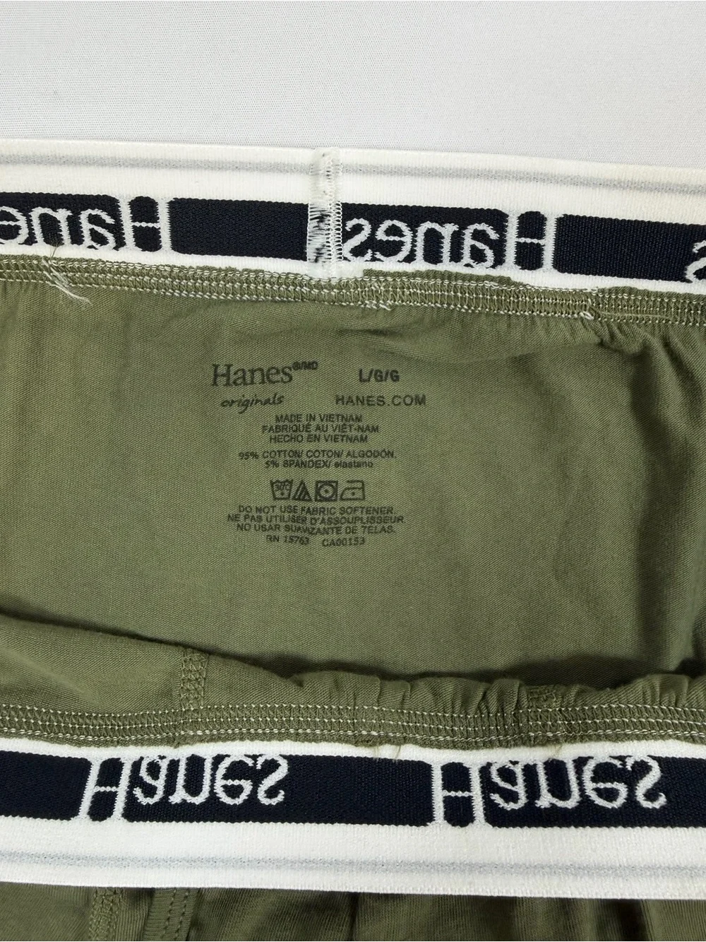 Rustler,Hanes &‎ Athletic 3-Pack Men's Boxer Briefs-Gray/Olive/Blue Large